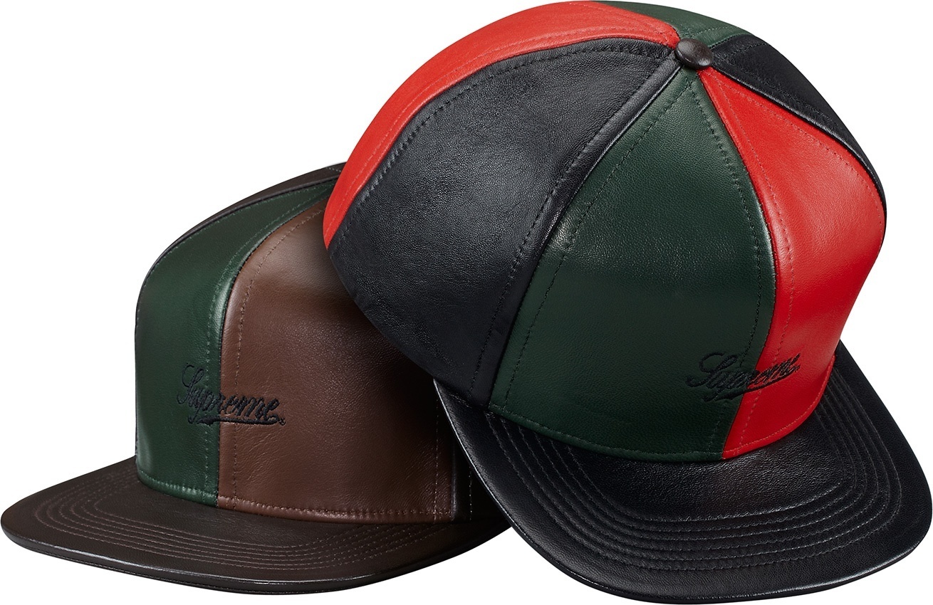 Leather Pinwheel 6-Panel Hat
